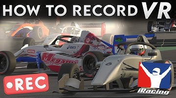 How to record VR in iRacing using OBS