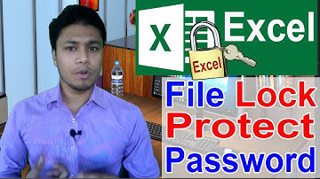 How to Lock / Protect / Encrypt / Password in MS Excel File | Microsoft Excel Bangal Tutorial 2018