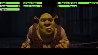 Shrek Forever After (2010) Final Battle with healthbars 1/2