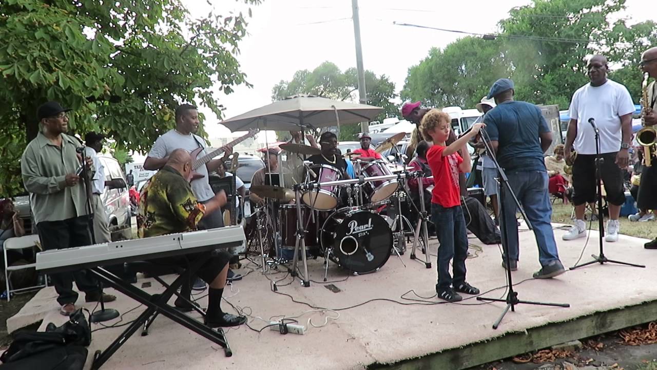 Mighty Michael on harmonica and vocals at John's Carpet House YouTube