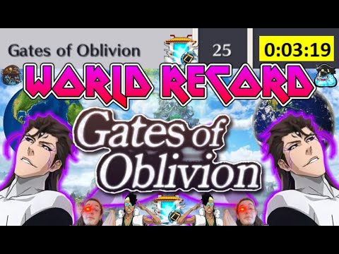 Gates of Oblivion SPEEDRUN ⏰ FLOORS 31, 32, 33, 34 & 35 ⏰ Bleach