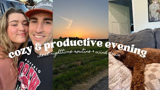 evening routine | cozy & productive wind down