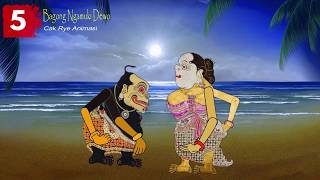 Animasi wayang lucu : arep mangkat perang bagong sok romantis karo bojone