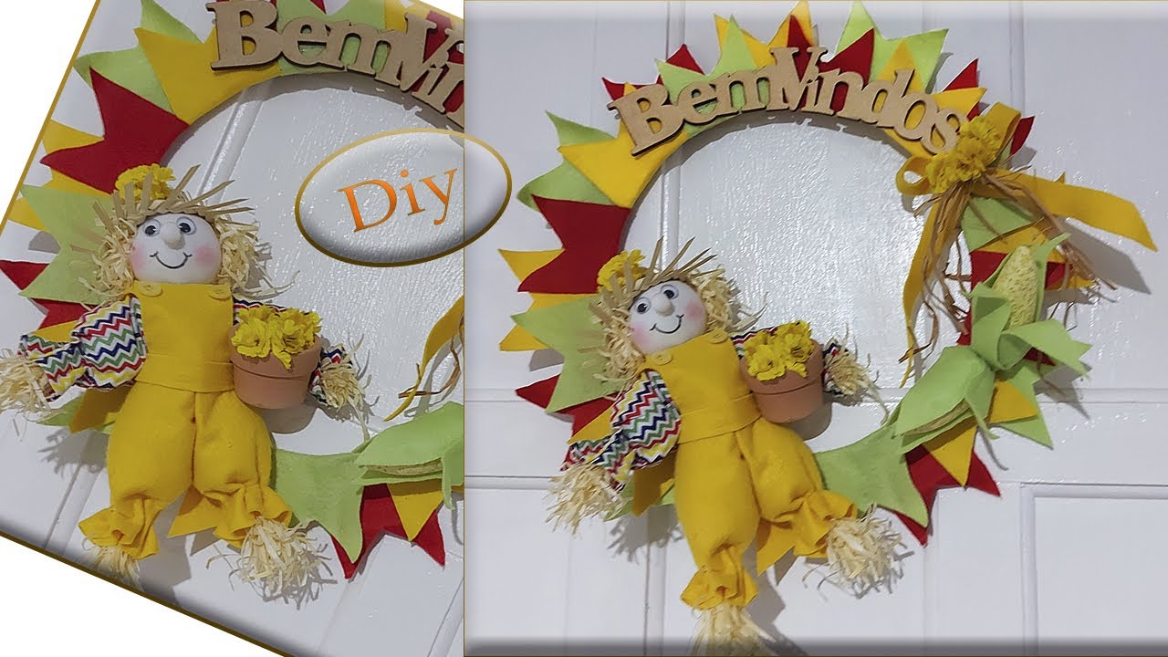 Guirlanda De Festa Junina, Fácil e Muito Barato Para Fazer.