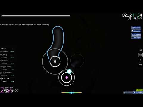 osu! 野良猫はーと　Lasseのやつ　1100x