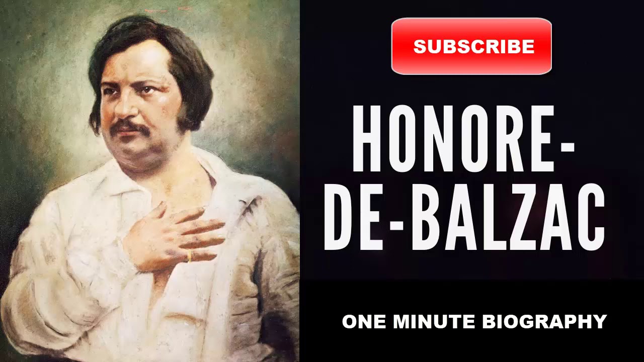 LITERARY GIANTS: THE BIOGRAPHY OF BALZAC IN ONE MINUTE