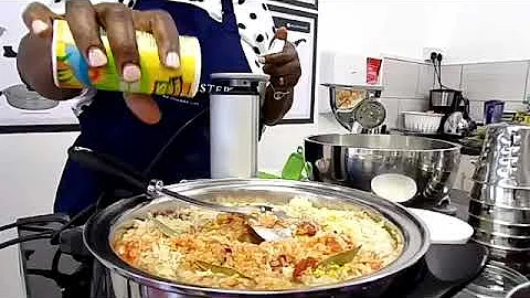 Typical West African (Nigerian version) food in Saladmaster