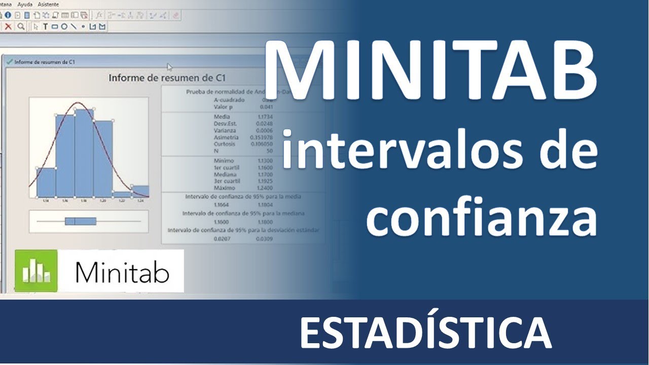 Uso de Minitab intervalos de confianza YouTube