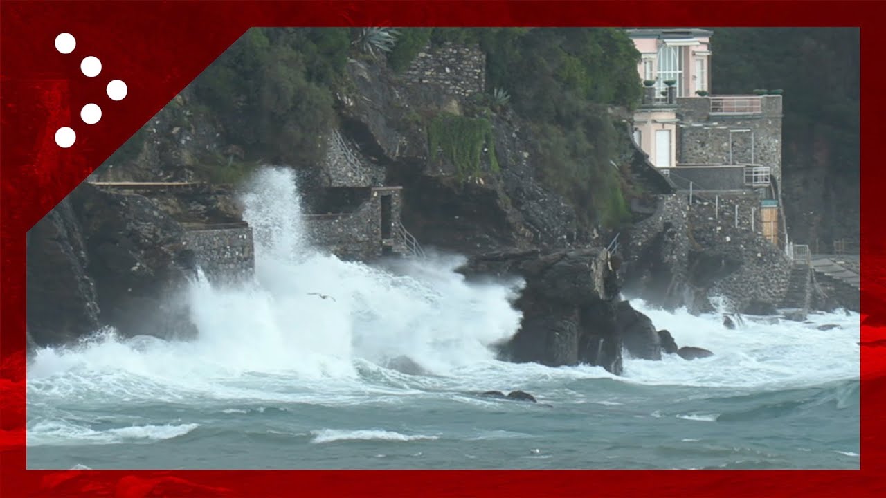 Maltempo in Liguria, attesa mareggiata a Recco: si alzano le onde sul Golfo Paradiso