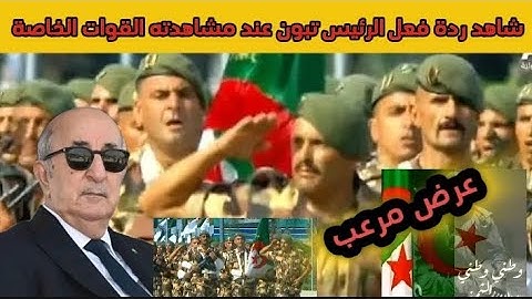وسط انبهار الحضور " استعراض مهيب لمربعات القوات الخاصة الجزائرية في مراسم الاستعراض العسكري 🇩🇿
