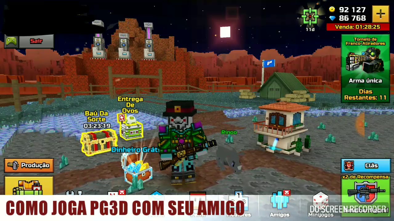 Pixel Gun 3D em Jogos na Internet