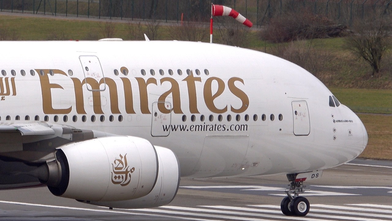 A380 Zurich 16.02.2026 starker Wind ✈️ 4K Planespotting