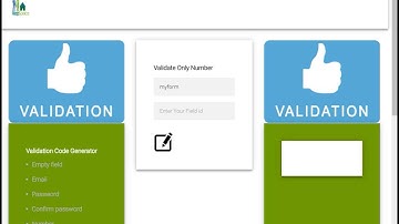 Number validation using jquery