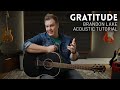 Gratitude  brandon lake  tutorial acoustic guitar