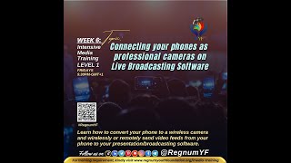 WEEK 6 | Connecting your #mobile as professional cameras on Live Broadcasting #Software screenshot 3