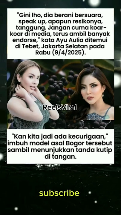 Jangan koar2 di medsos ungkap Ayu Aulia #shorts #shortvideo #trending #masukberanda
