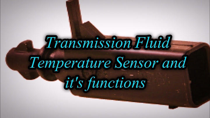 2007 ford f150 transmission temperature sensor location