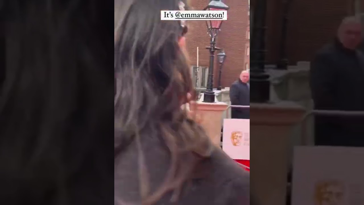 Emma Watson at Red Carpet BAFTA Award 2022