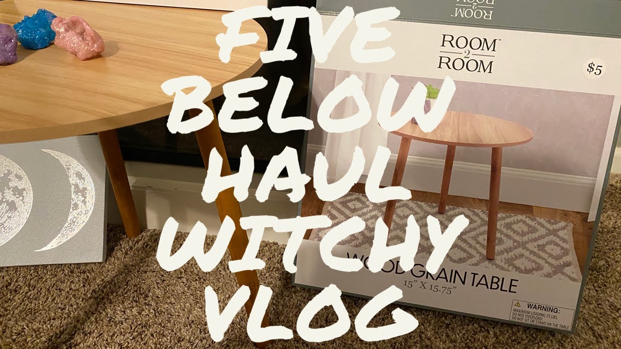 Five Below Haul Before The Quarantine Witchy Vlog Aura Quartz Crystals