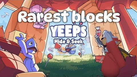 Rarest blocks in Yeeps hide and seek! #yeeps #foryou #viralvideo