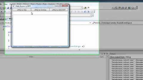 WPF: Accessing Databases with Windows Presentation Foundation
