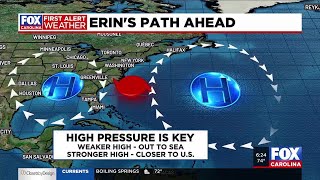 Tropical Storm Erin intensifies later this week