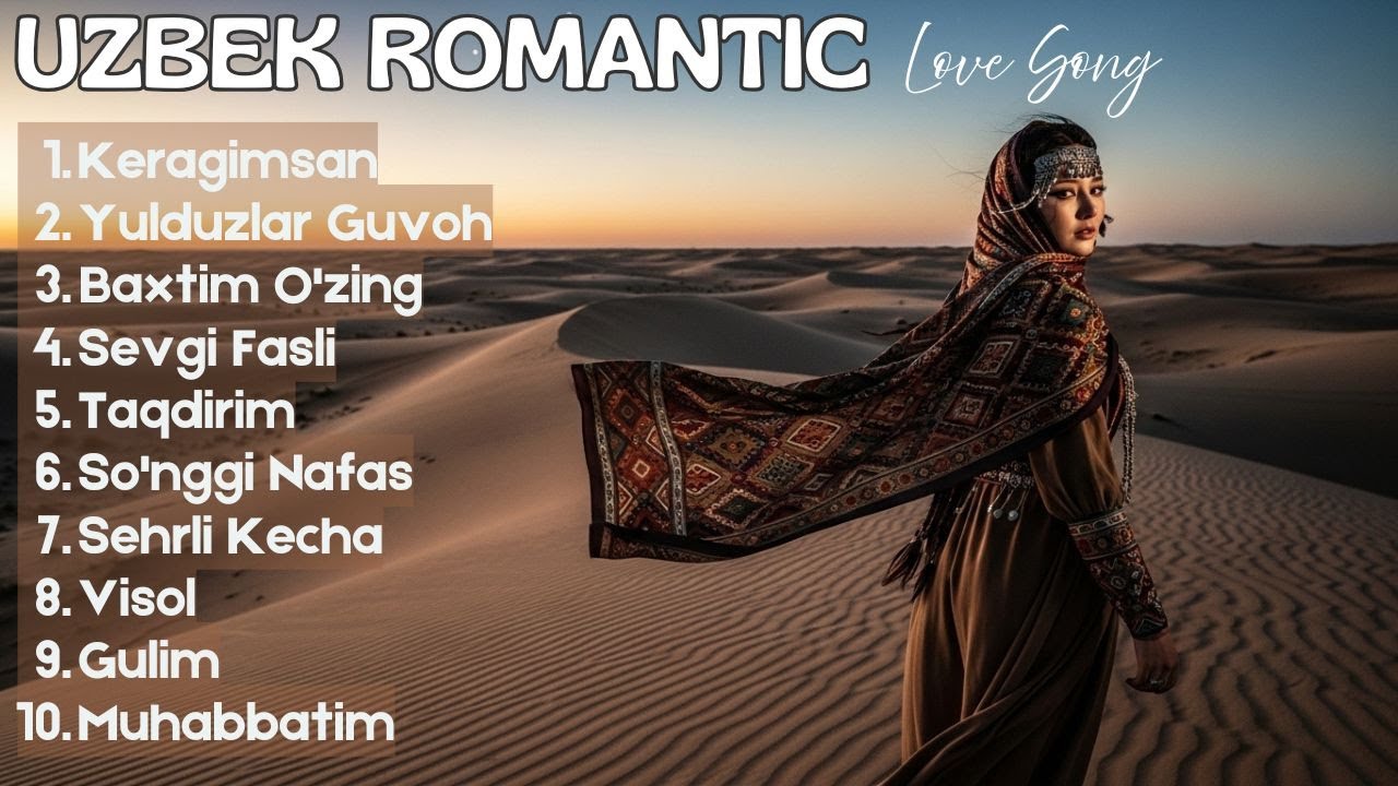 Relaxing Uzbek Romantic Music for Cozy Cafe Vibes ☕ | Soft Acoustic Pop