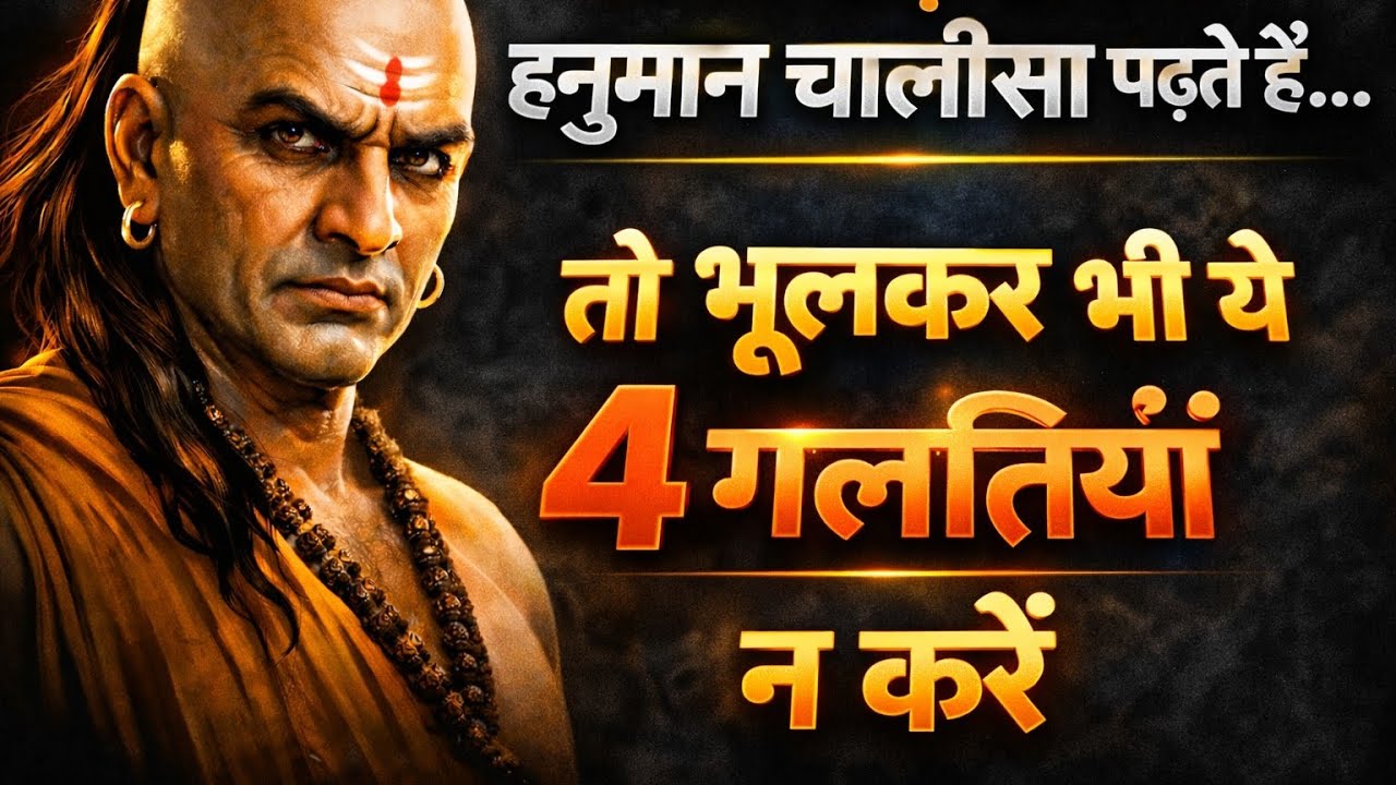 अगर हनुमान चालीसा पढ़ते हो तो भूल कर भी ना करेंगे चार गलतियां #motivation#chankayniti #2026 #hanuman
