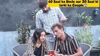 Angry Waiter Prank | 60 Saal ka uncle aur 20 Saal ki larki ka couple | Adil Anwar