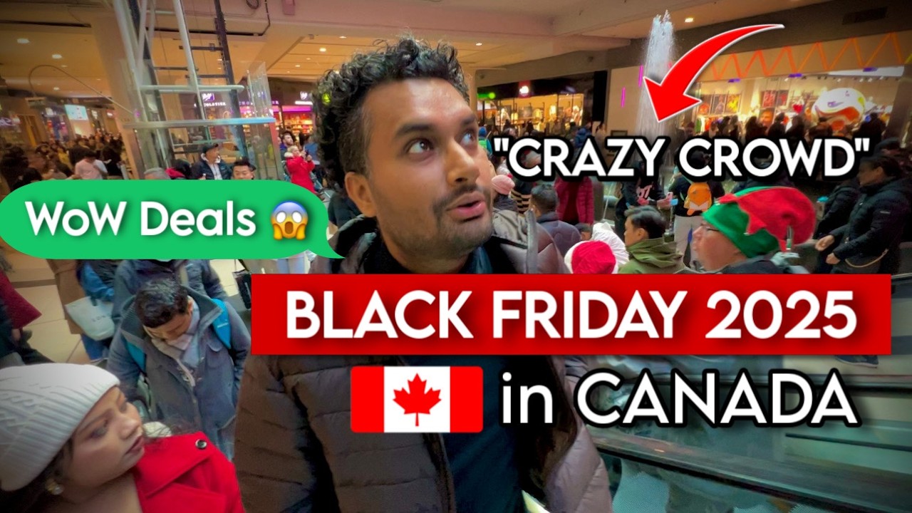 🇨🇦 Canada Black Friday Deals 2025 - "WoW Deals - Toronto Downtown Vlog"