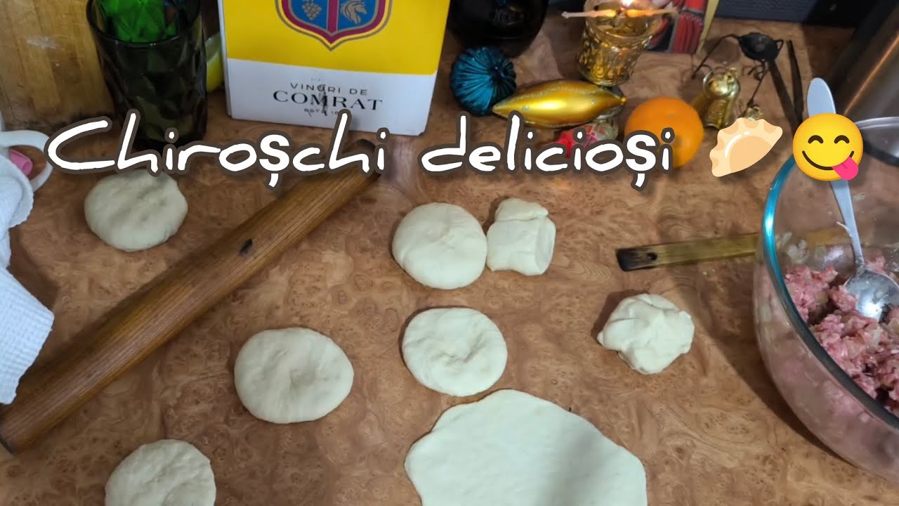 Chiroșchi de casă cu cartofi și carne – făcuți de soțul meu 