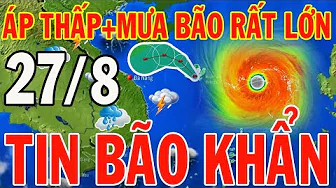 Dự báo thời tiết hôm nay và ngày mai 27/8/2024 | Dự báo thời tiết trong 3 ngày tới thumbnail