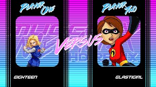 M.u.g.e.n Battles Android 18 Vs Elastigirl