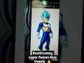 ultra realistic drawing super Saiyan blue Vegeta 🔥💯