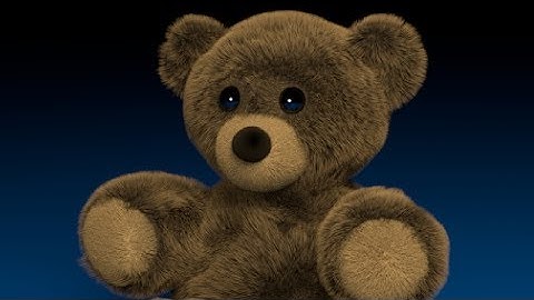 Blender Tutorial: Fuzzy Stuffed Bear