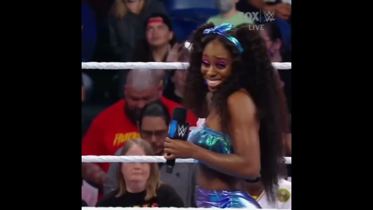 Naomi WWE x Seeing Green Nicki Minaj