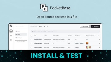 Pocketbase: Open-Source Real-time Backend in 1 File - Install Locally