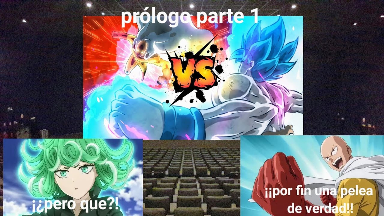 one punch man viendo universos (prólogo parte 1| Saitama vs Goku)
