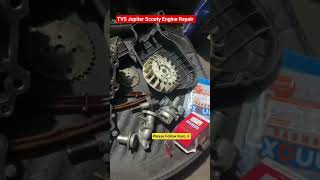 TVS Jupiter Scooty Engine Repair 👍🛵🛠️ #motorcycle #bikerepair #mechanic