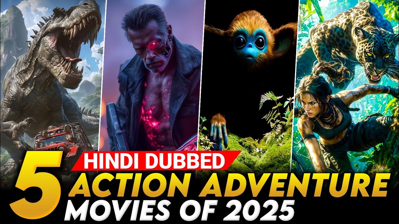 2025 New Hollywood Action Adventure Movies In Hindi Dubbed Top 5 Must