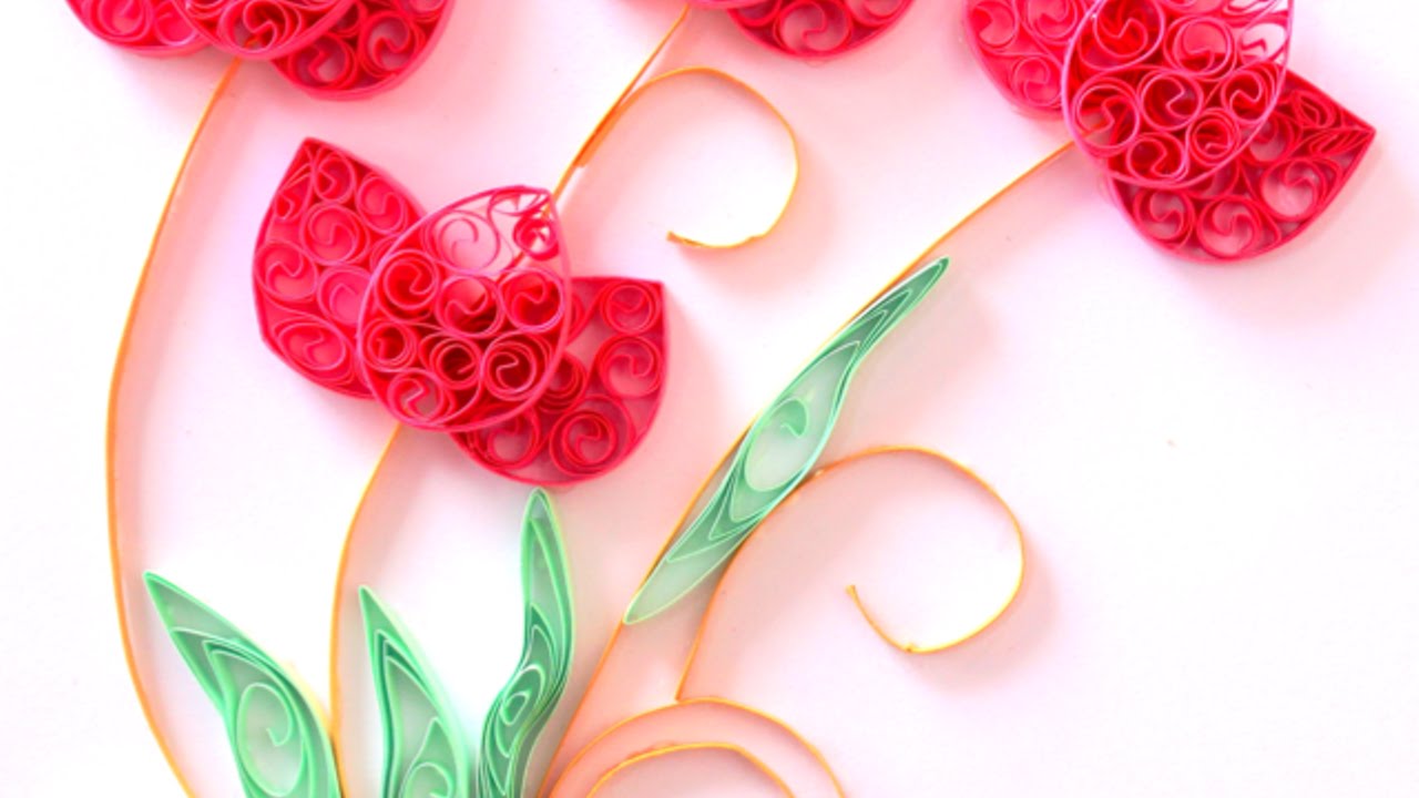 繊細なペーパークイリングの蓮の花の作り方 Diy Crafts Guidecentral Youtube