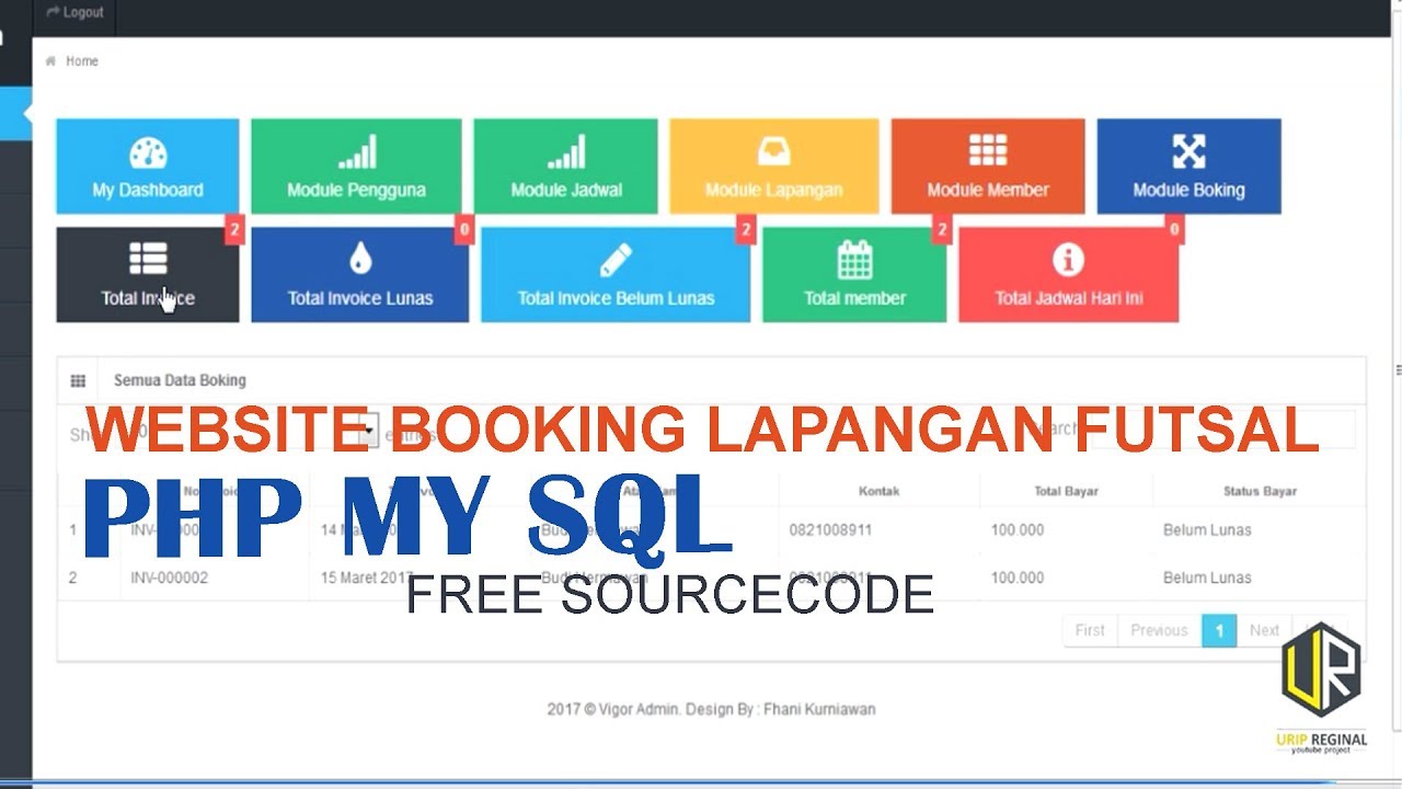 Source Code Website Futscore SOURCECODE WEBSITE BOOKING LAPANGAN FUTSAL | REVIEW WEBSITE - YouTube