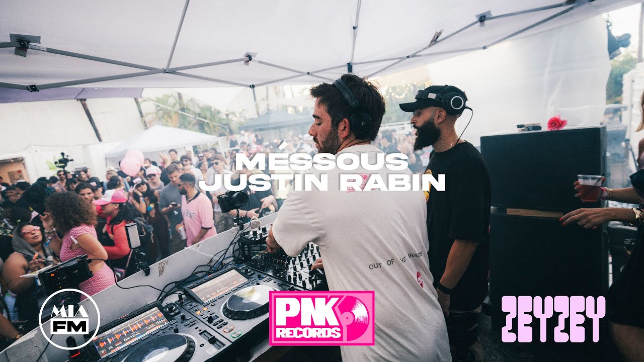 Messous B2B Justin Rabin Pink Records Party Miami Music Week at Zey Zey Miami