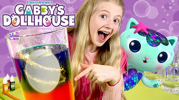 MAGIC Floating Egg Experiment with Mercat! | GABBY'S DOLLHOUSE