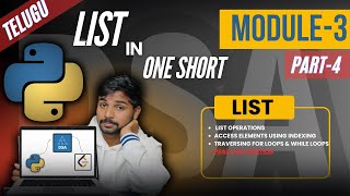 PART-4 | Ultimate DSA course in python | List Methods | List | Telugu | Unq Coders