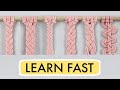 6 Macrame Patterns You MUST LEARN