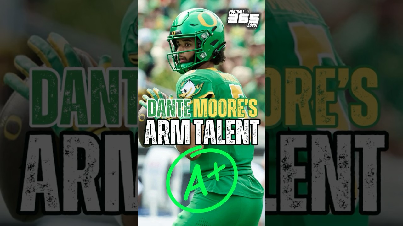 Dante Moore Has ELITE NFL Arm Talent #shorts #foryou