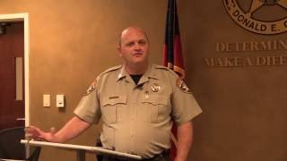PSO Press Conference:  PHS Teacher Arrested for Inappropriate Contact with Students