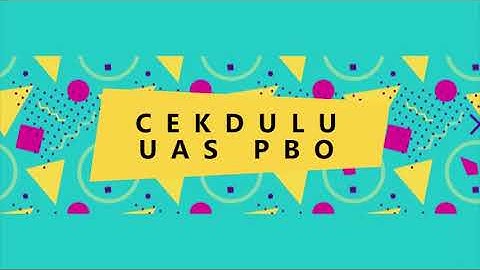 Presentasi Project Akhir PBO - CekDulu