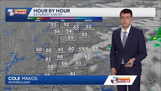 Frosty start to the day tomorrow morning in Arkansas